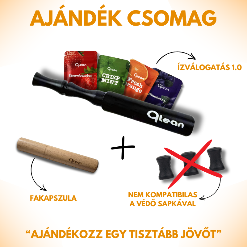 Qlean™ - Ajéndék csomag (POD, Tartozékok, Választható ízválogatás)