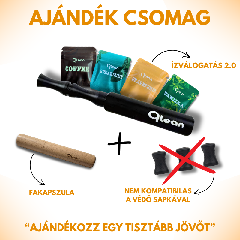 Qlean™ - Ajéndék csomag (POD, Tartozékok, Választható ízválogatás)