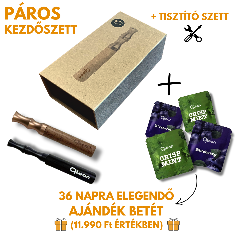 Qlean™ - PÁROS kezdőszett (Bronz + Fekete + 36 Napra elegendő AJÁNDÉK betét)