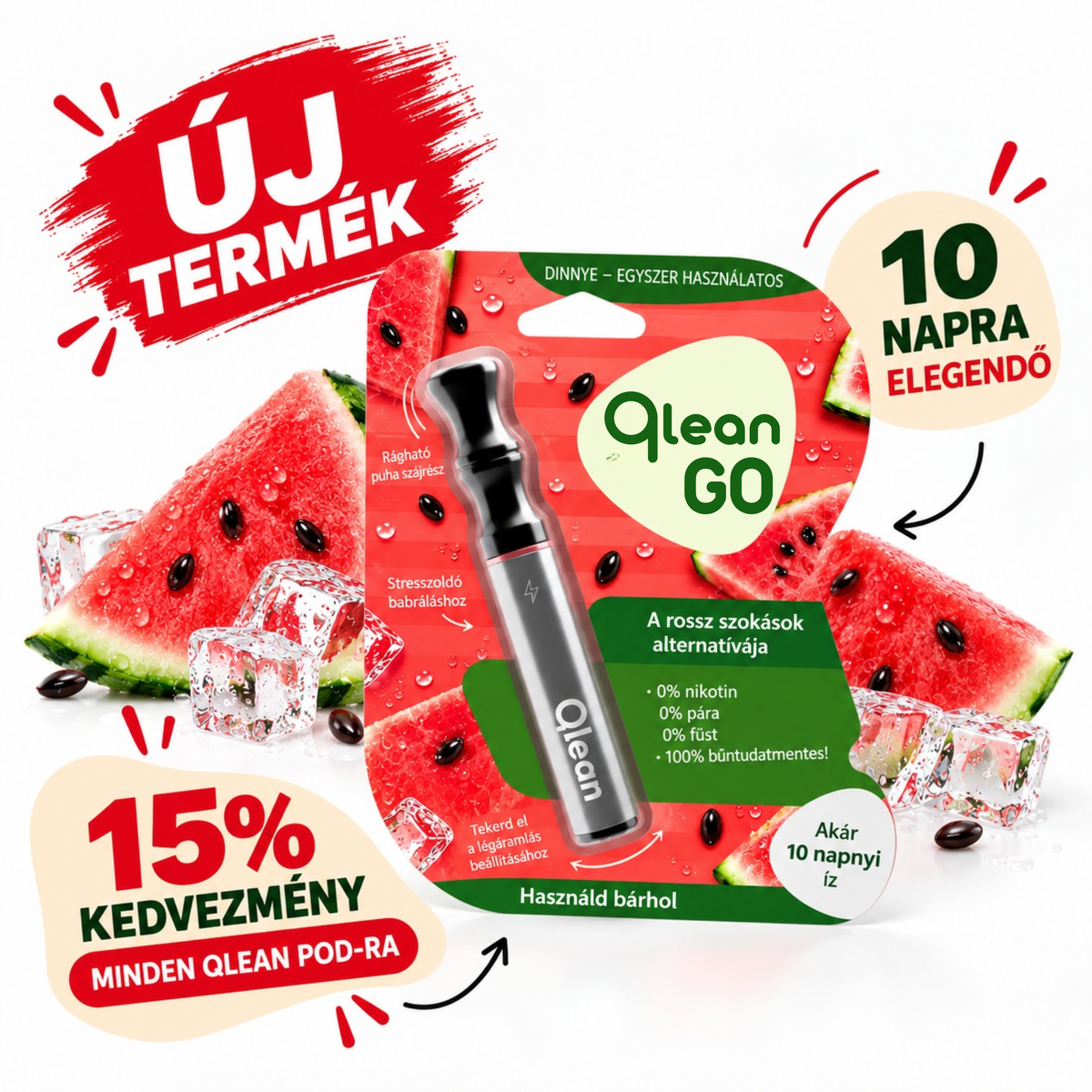 Qlean™ 2.0 - GO Dinnye (10 Napra elegendő)