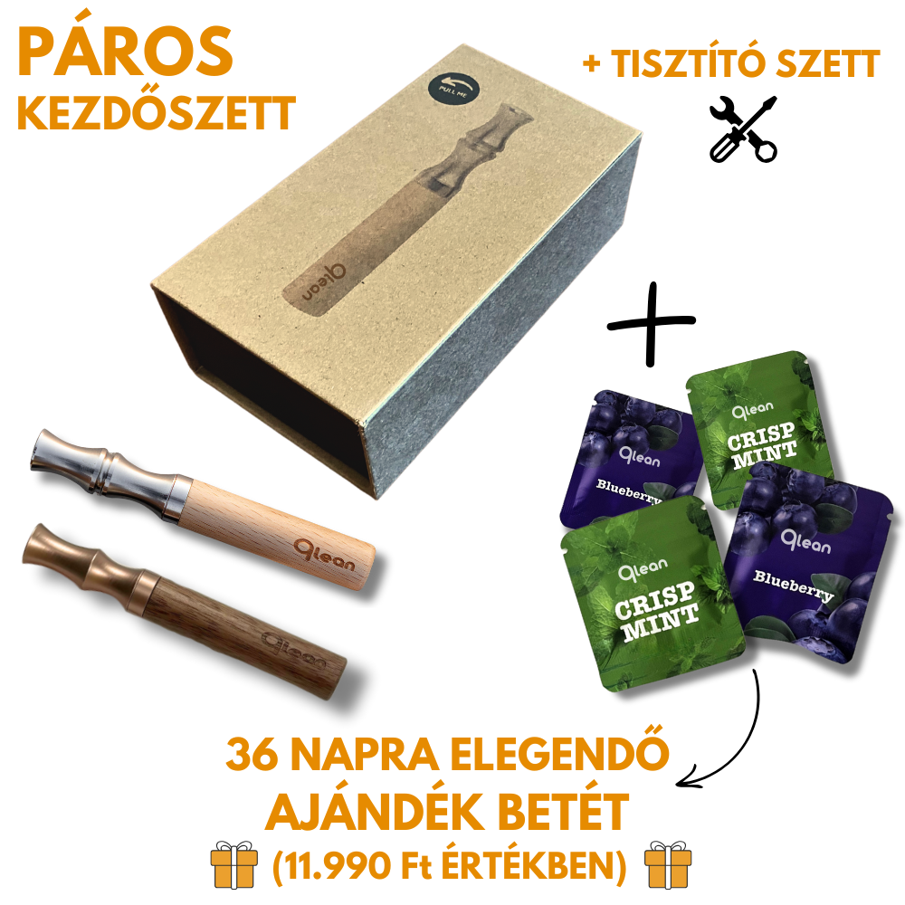 Qlean™ - PÁROS kezdőszett (Juharfa + Bronz + 36 Napra elegendő AJÁNDÉK betét)